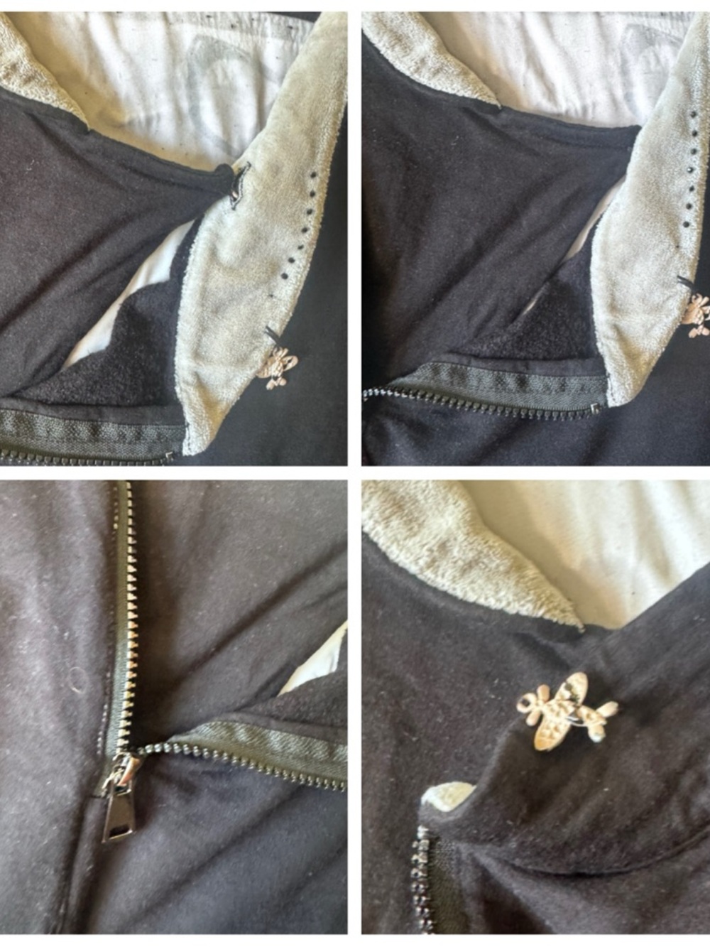 Elisa Cavaletti Lace Embellished Beads L Embroidery Pullover Top Pockets Boho - Picture 13 of 16